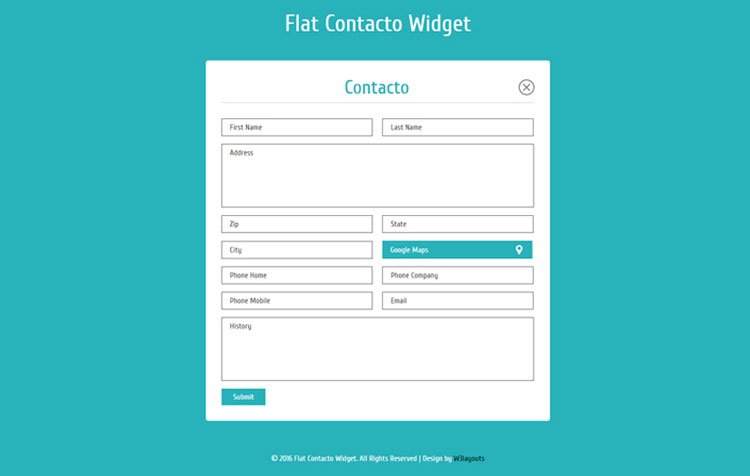 24 HTML CSS Contact Form Templates Free Download DesignersLib