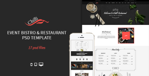 chilli-event-bistro-restaurant-psd-template