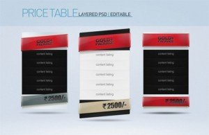 deluxe-gold-package-pricing-table-set-psd