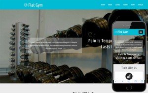 flat-gym-bootstrap-template