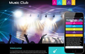 music-club-free-bootstrap-template