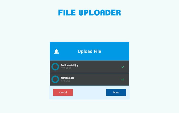 Free Responsive File Upload Templates DesignersLib